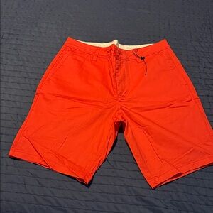 Armani Exchange Red and White Men's Shorts